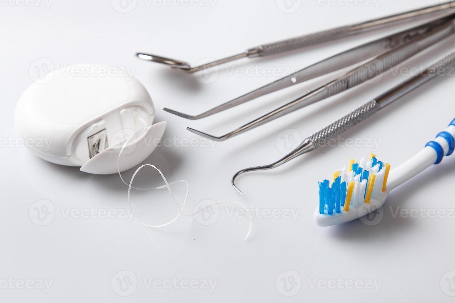diverso utensili per dentale cura foto