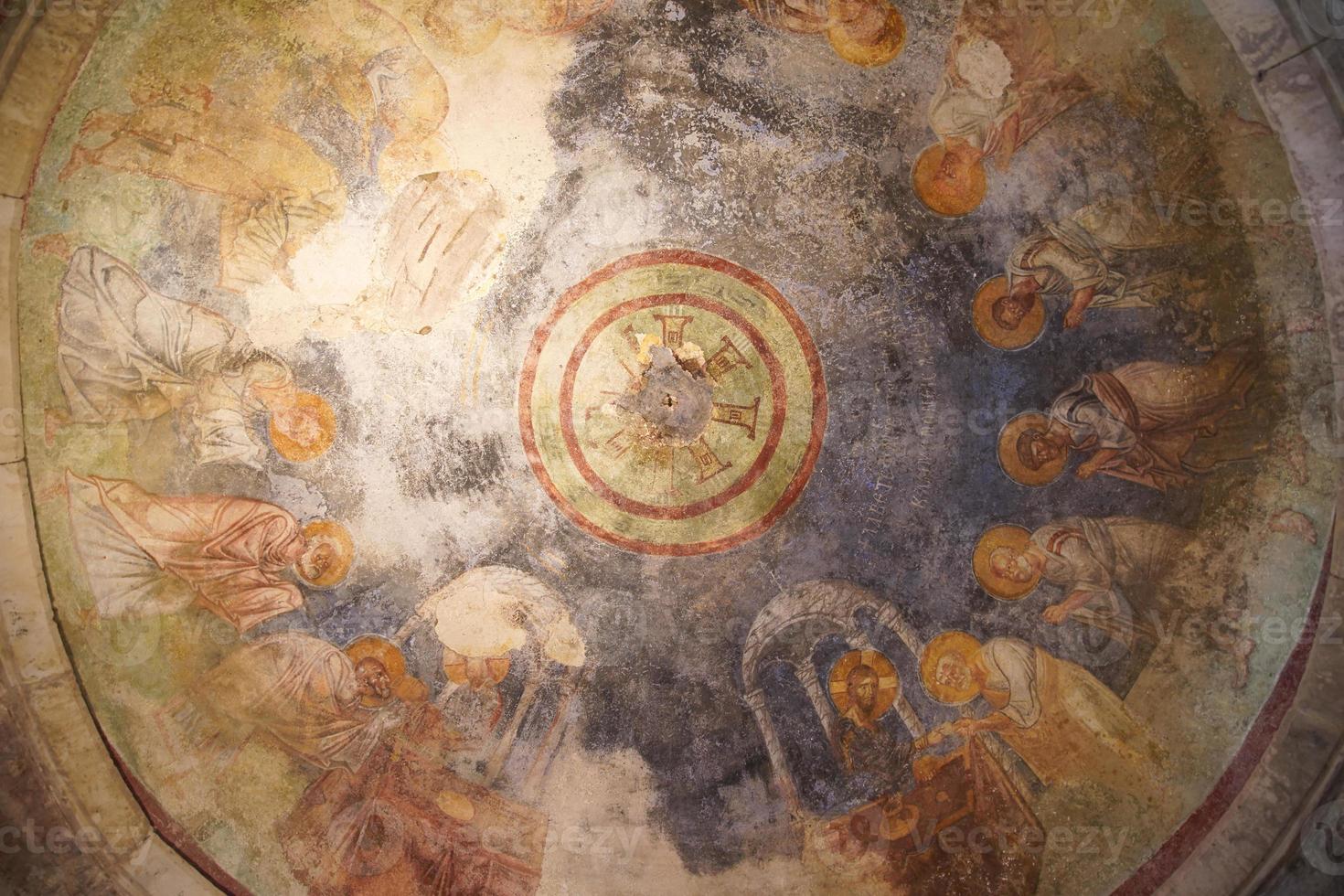 affresco nel santo Nicholas Chiesa nel demre, antalya, turkiye foto