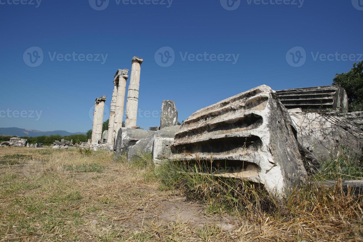 tempio di Afrodite nel afrodisia antico città nel aydin, turkiye foto