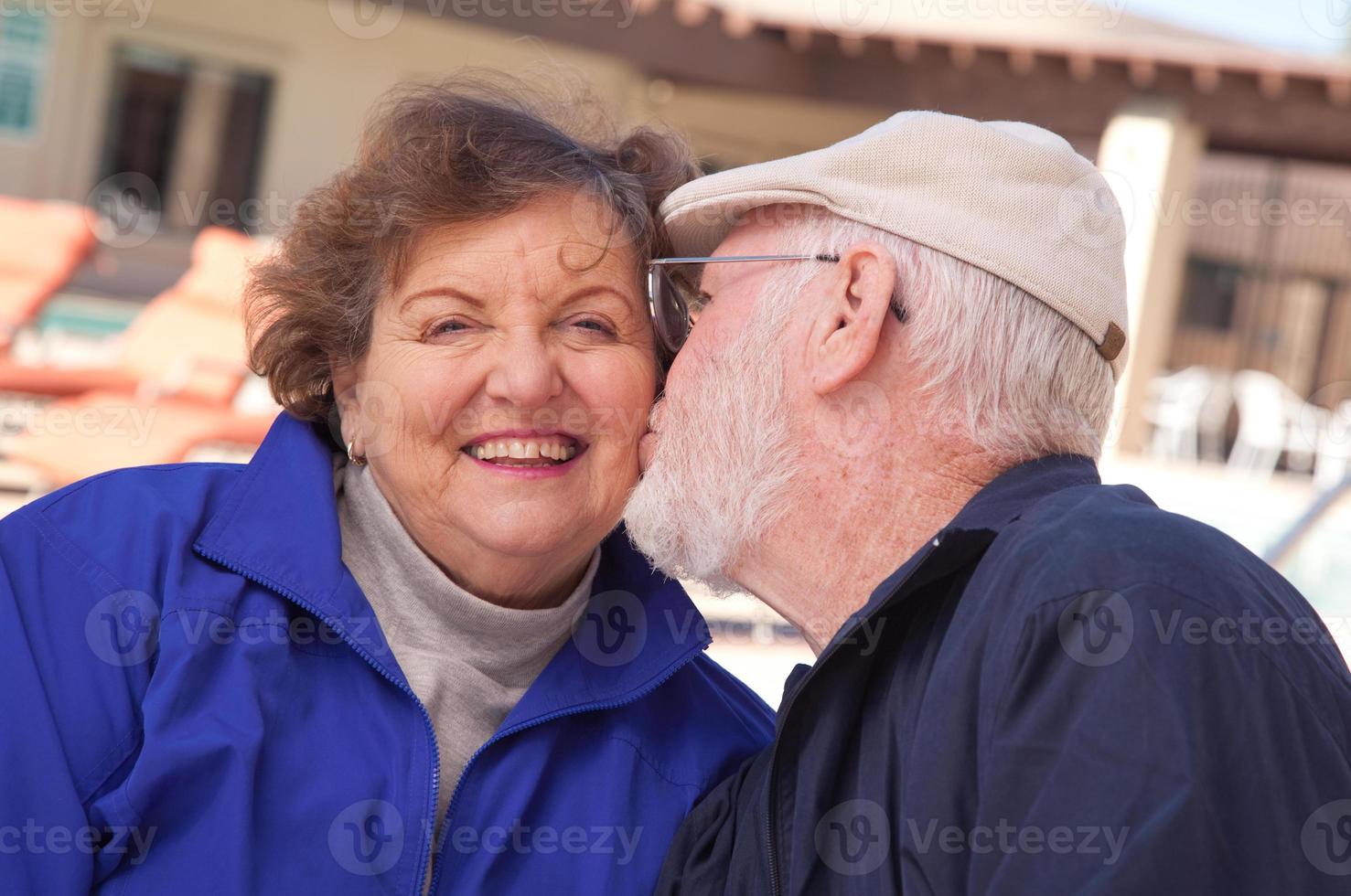 contento anziano adulto coppia foto