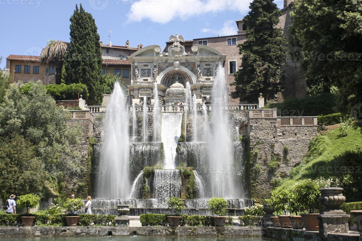 villa d'este a tivoli, italia foto