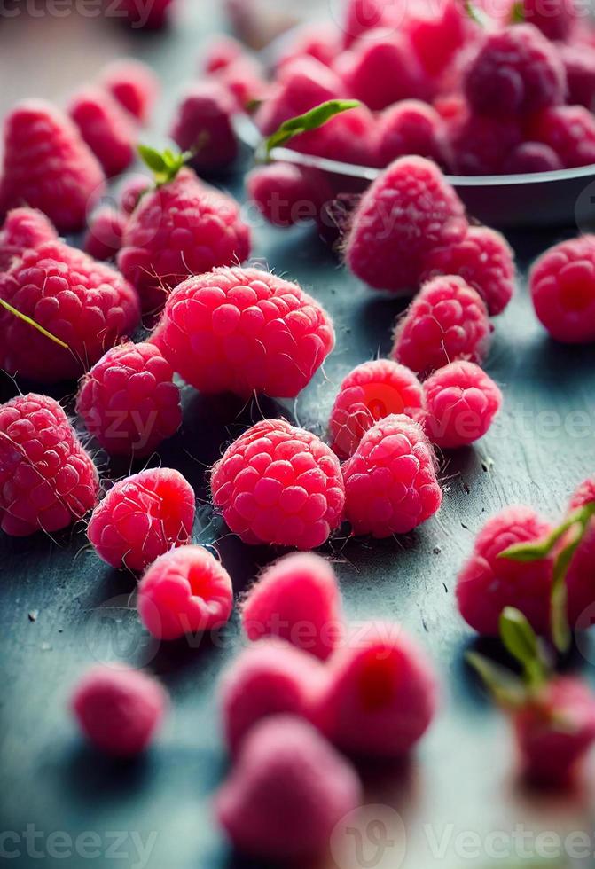 rosso fresco di lampone frutta foto