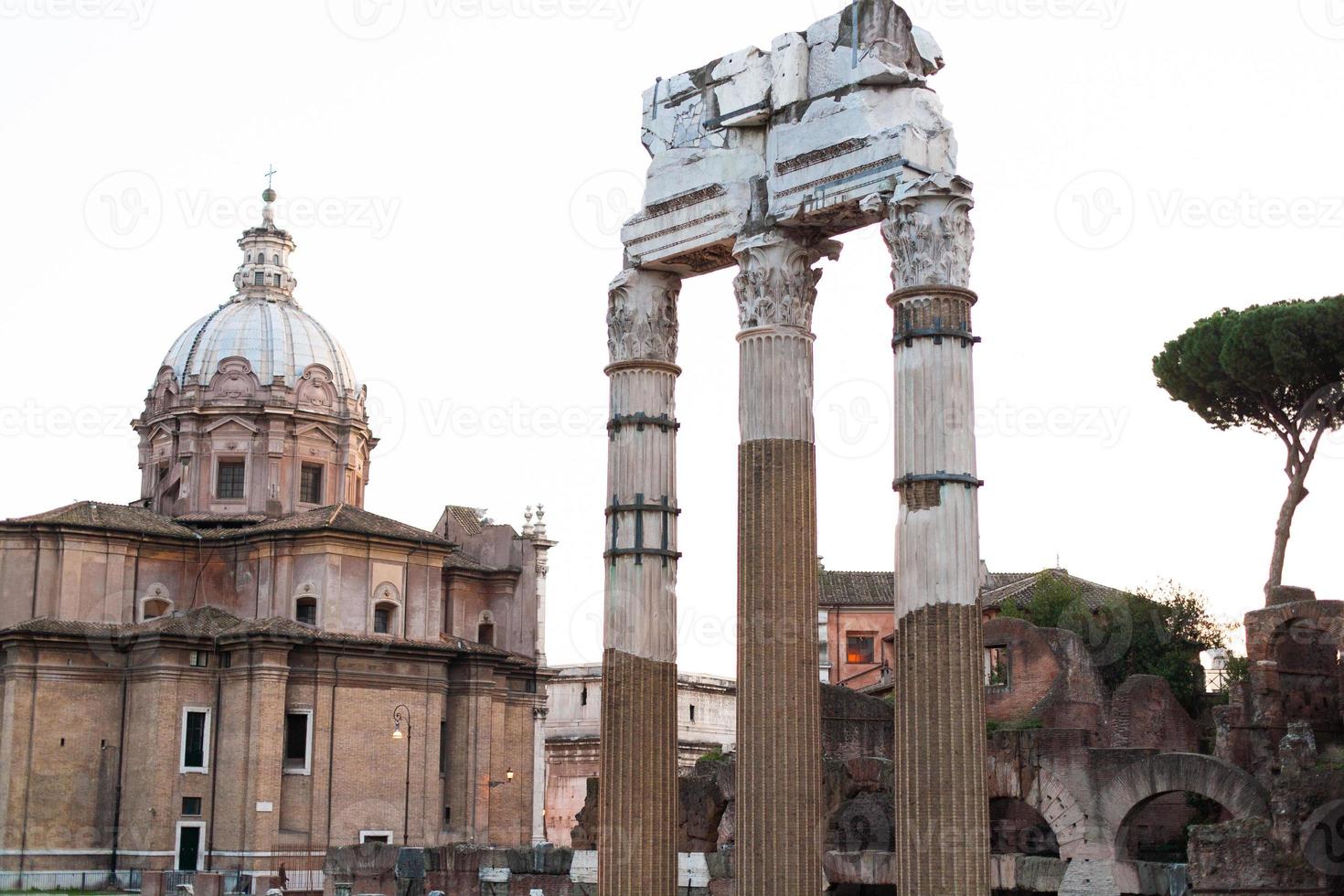 Roma, Italia, rovine di il vecchio città. foto