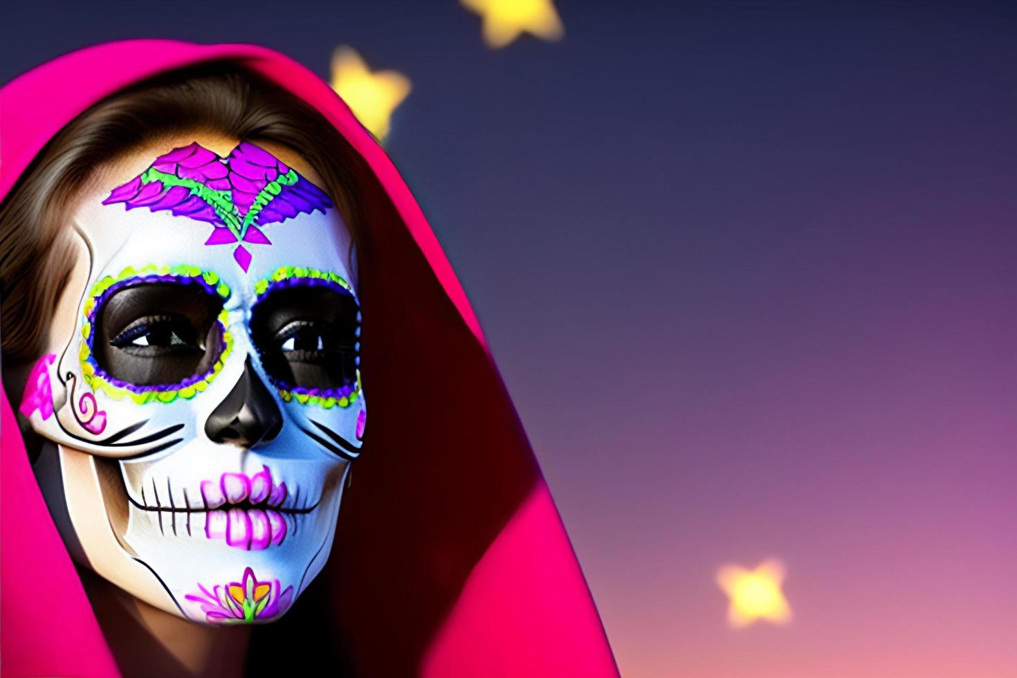 dia de los muertos, tradizionale messicano culturale Festival. morti giorno. foto