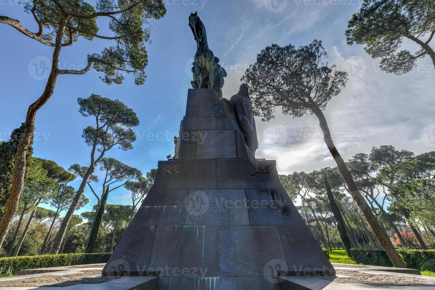 monumento di re umberto io nel Roma, Italia. foto