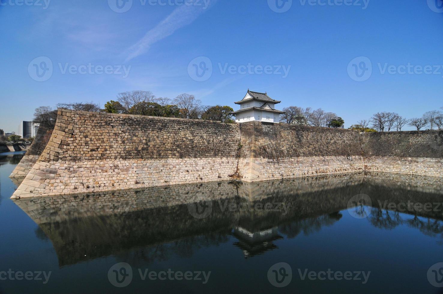 osaka castello - osaka, Giappone foto