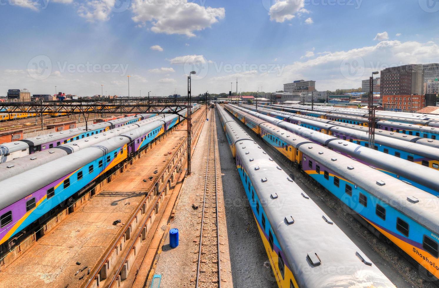 braamfontein ferrovia iarde, johannesburg foto