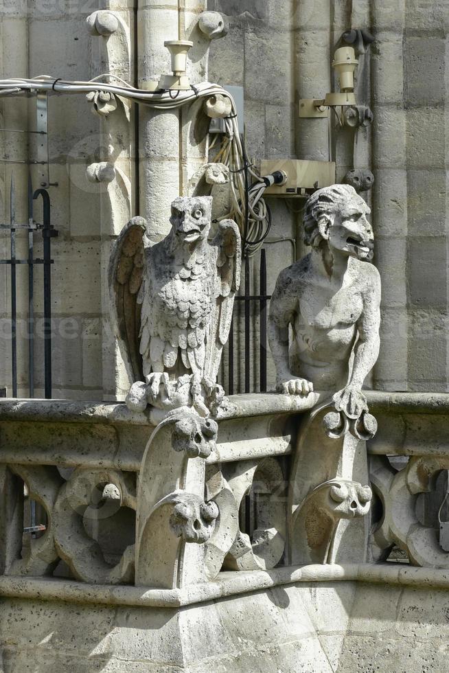 il famoso notre dama de Parigi, Cattedrale nel Francia. foto