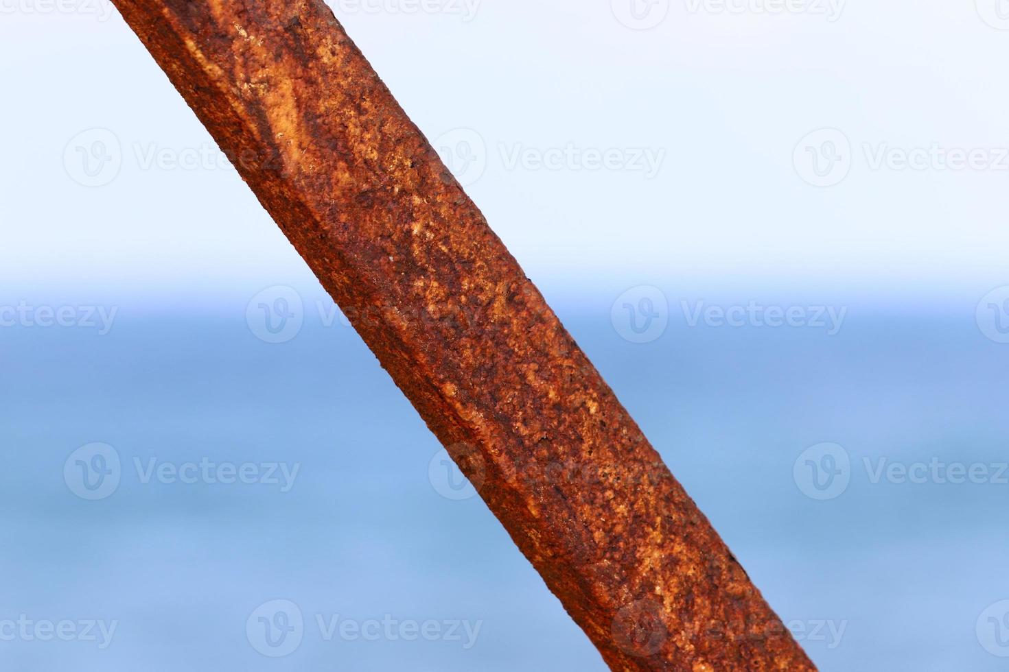 struttura di vecchio e arrugginito ferro da stiro. foto