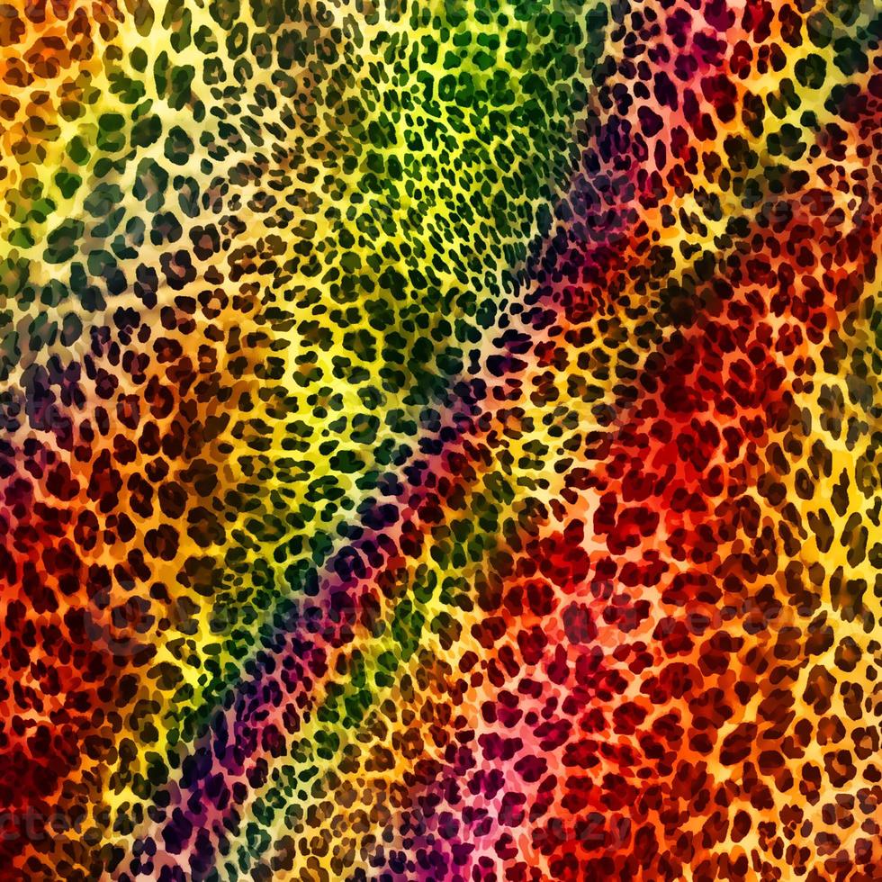 astratto leopardo design sfondo, colorato animale pelle trama, tessuto leopardo design tessuto foto