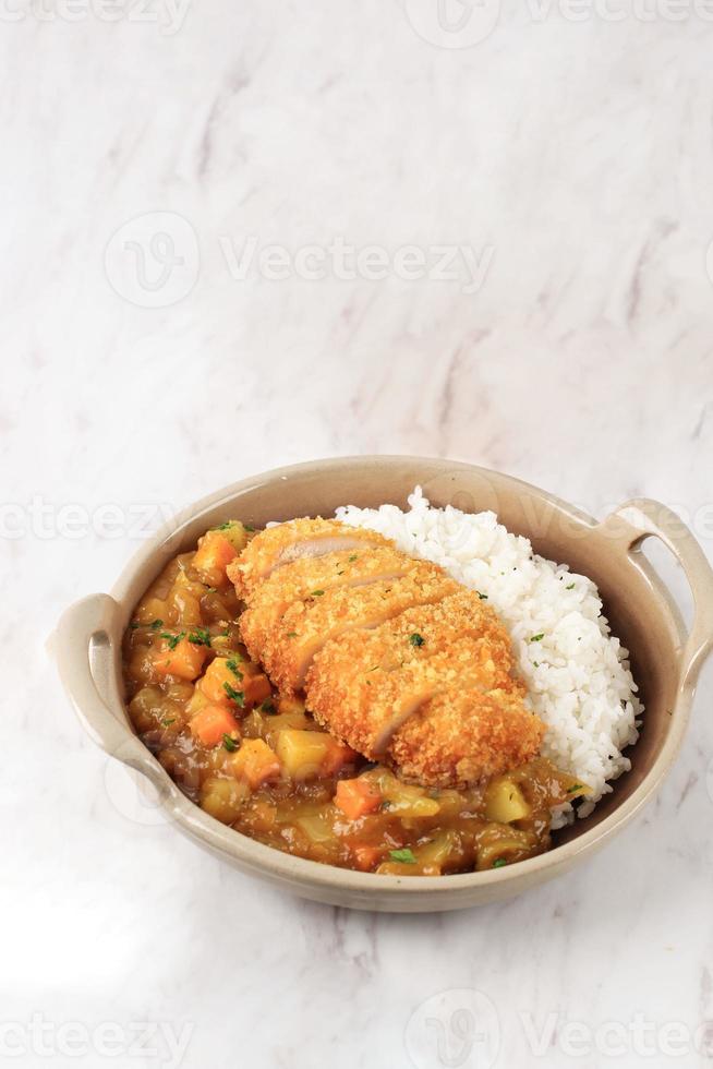 giapponese curry con pollo, Manzo o Maiale cotoletta foto