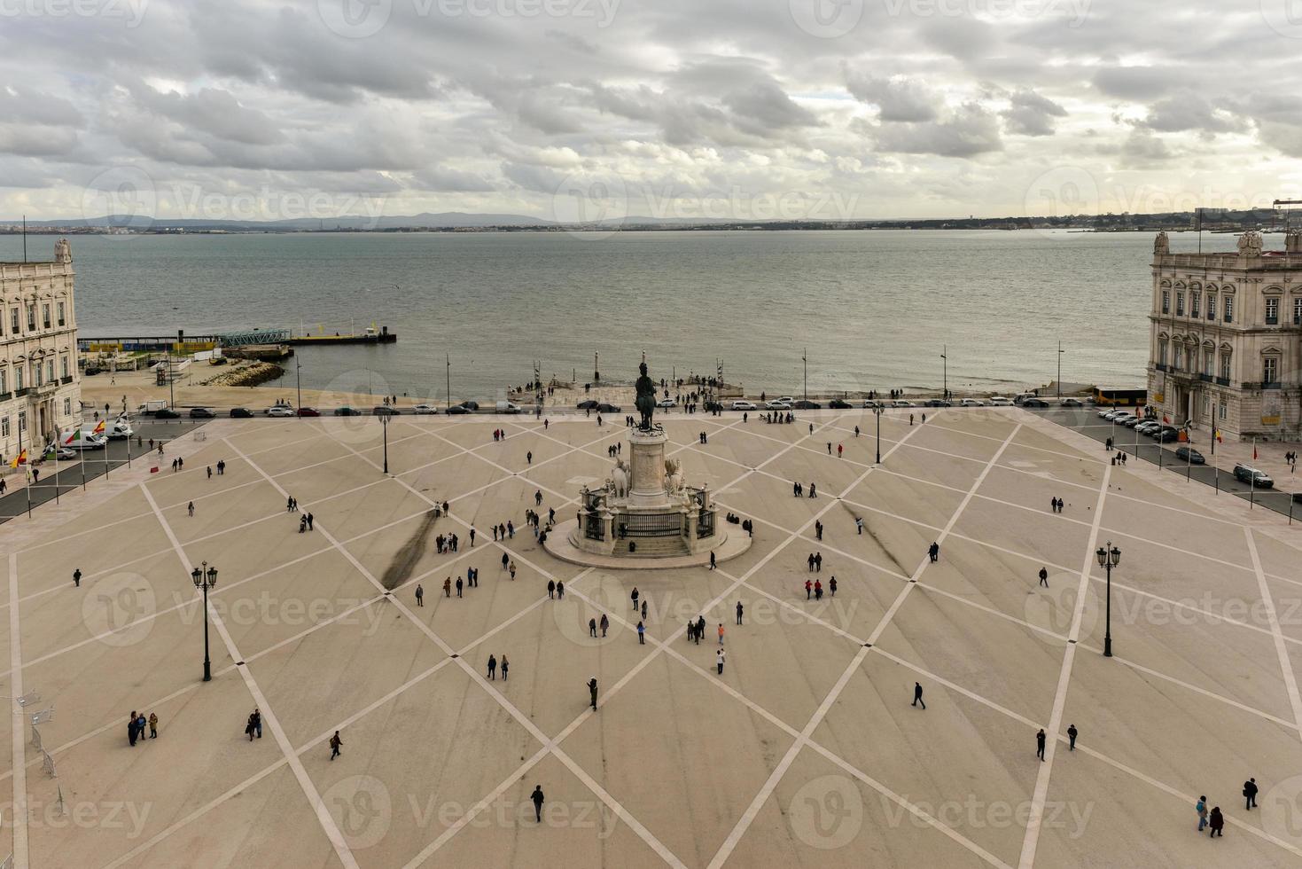 commercio piazza nel Lisbona, Portogallo foto