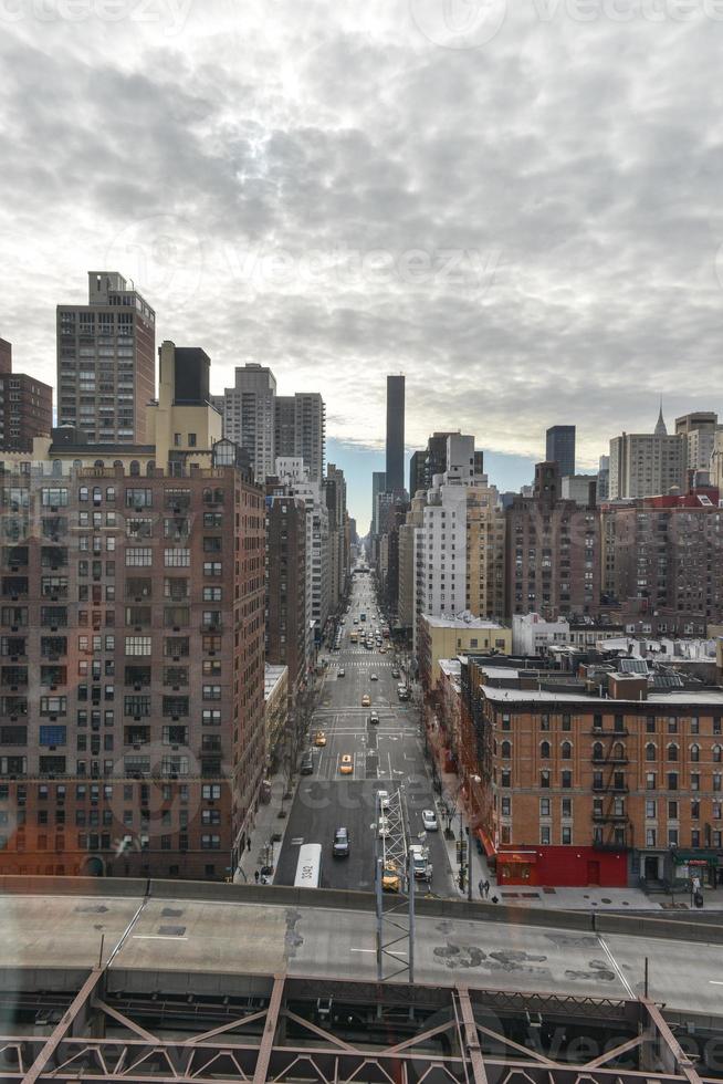 roosevelt isola e queensboro ponte, Manhattan, nuovo York foto