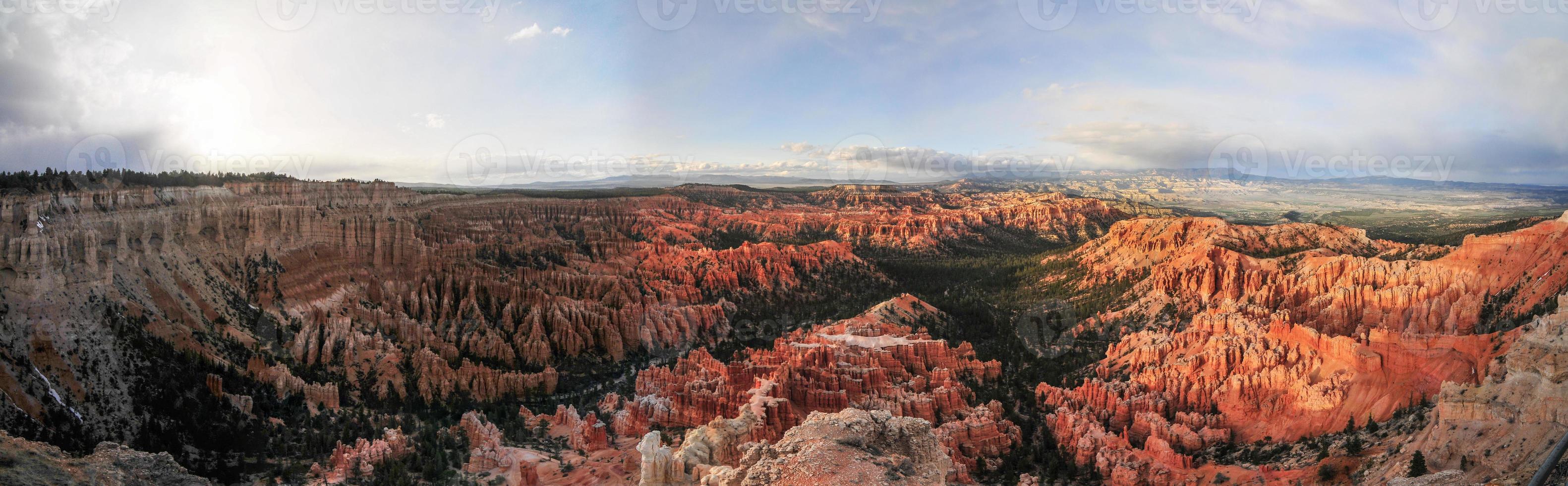 panorama del canyon di Bryce foto