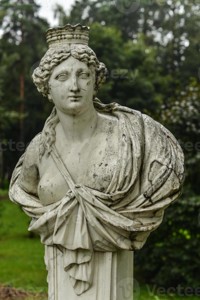 greco-romano statua di arkhangelskoe palazzo foto