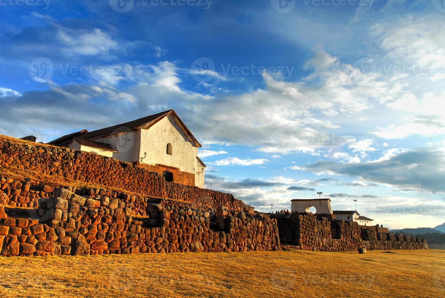 inca palazzo rovine nel chinchero, Cuzco, Perù foto