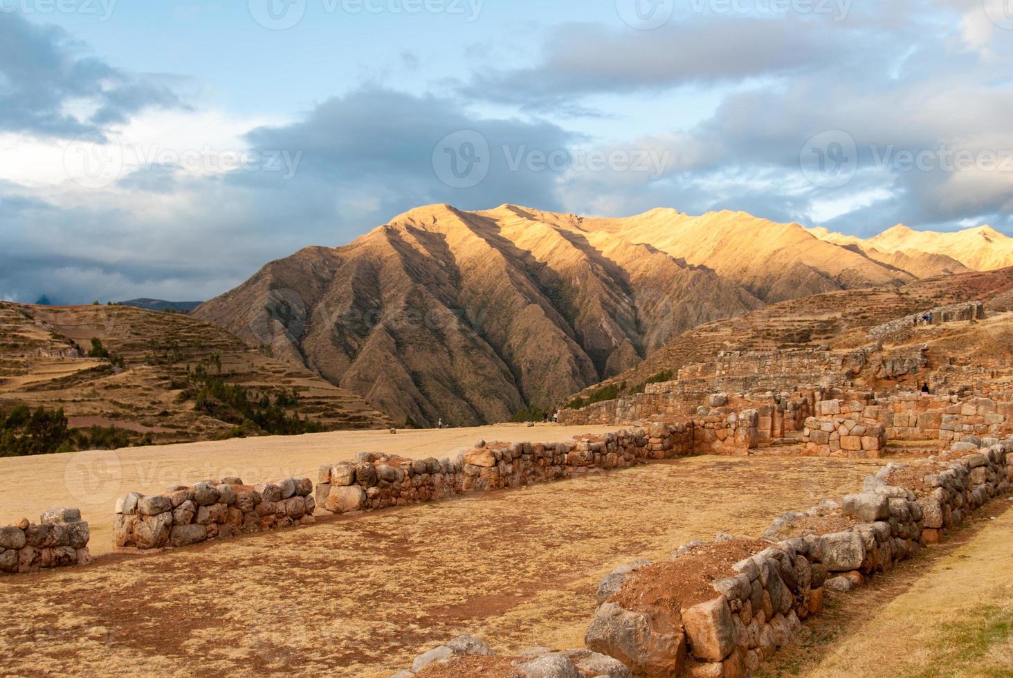 inca palazzo rovine nel chinchero, Cuzco, Perù foto