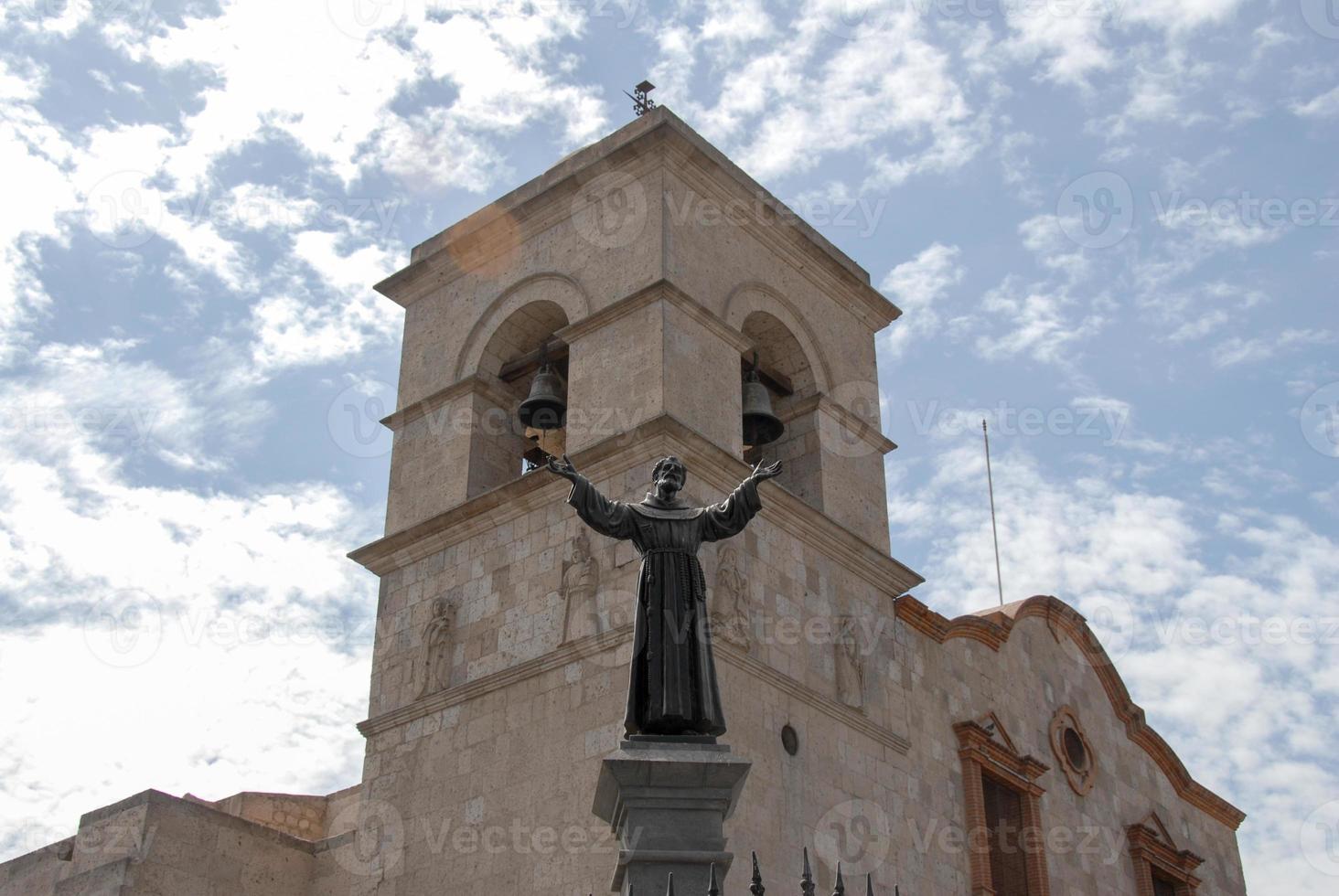 san Francisco Chiesa nel arequipa, Perù foto