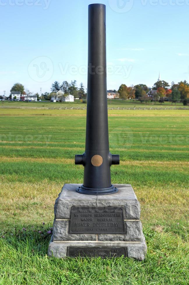 memoriale monumento, Gettysburg, papà foto