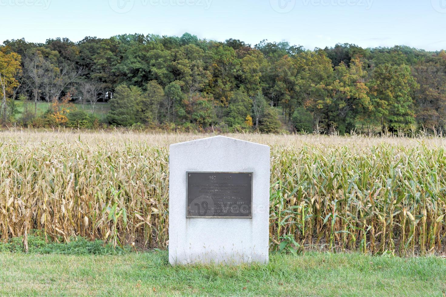 memoriale monumento, Gettysburg, papà foto