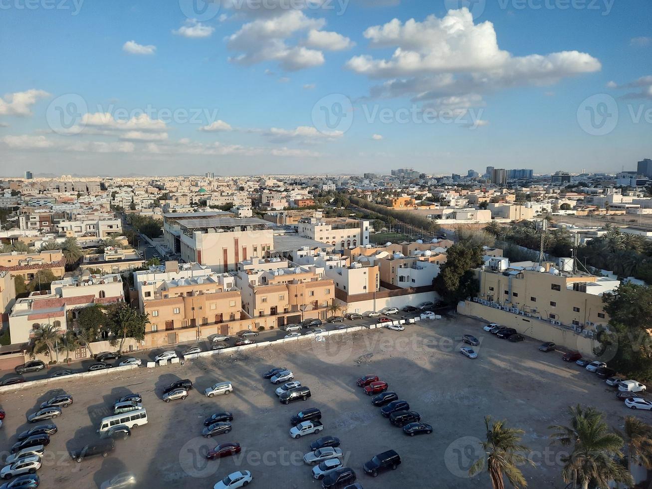 bellissimo giorno orizzonte di jeddah città, il secondo maggiore città nel Arabia arabia. foto