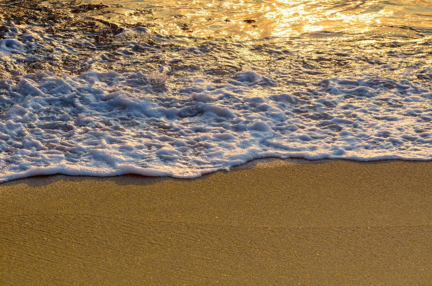 spiaggia all'alba foto