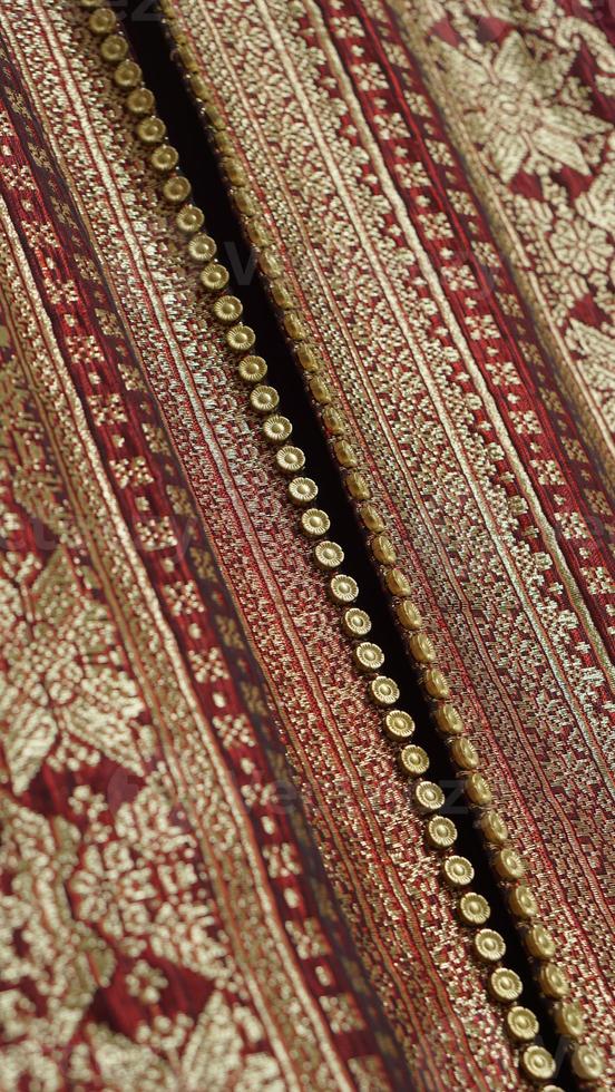 tradizionale batik songket modello Indonesia foto