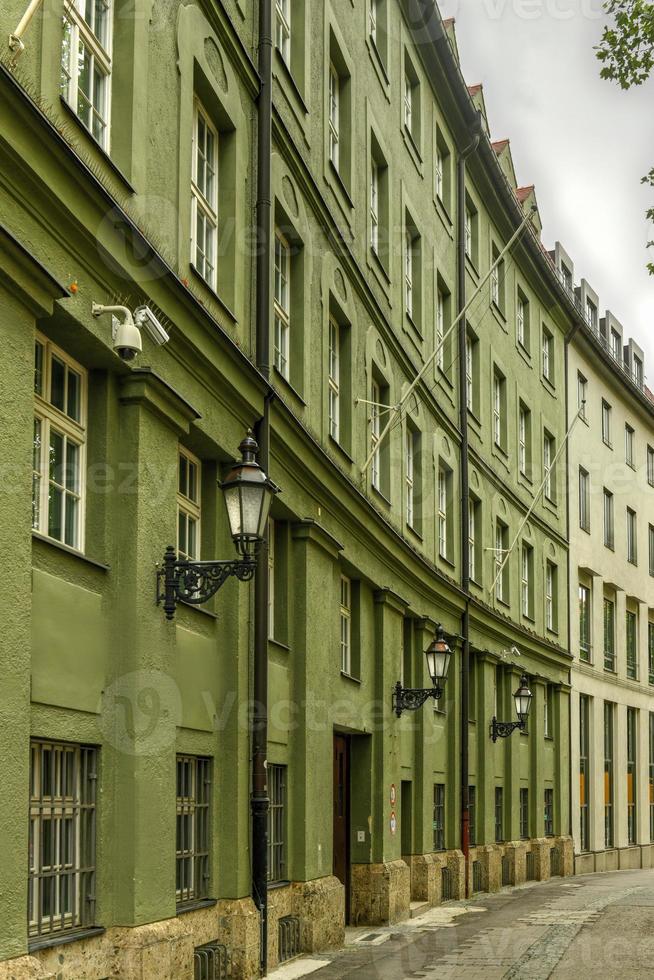 Visualizza lungo frauenplatz strada nel sgranocchiare, Baviera, Germania. foto