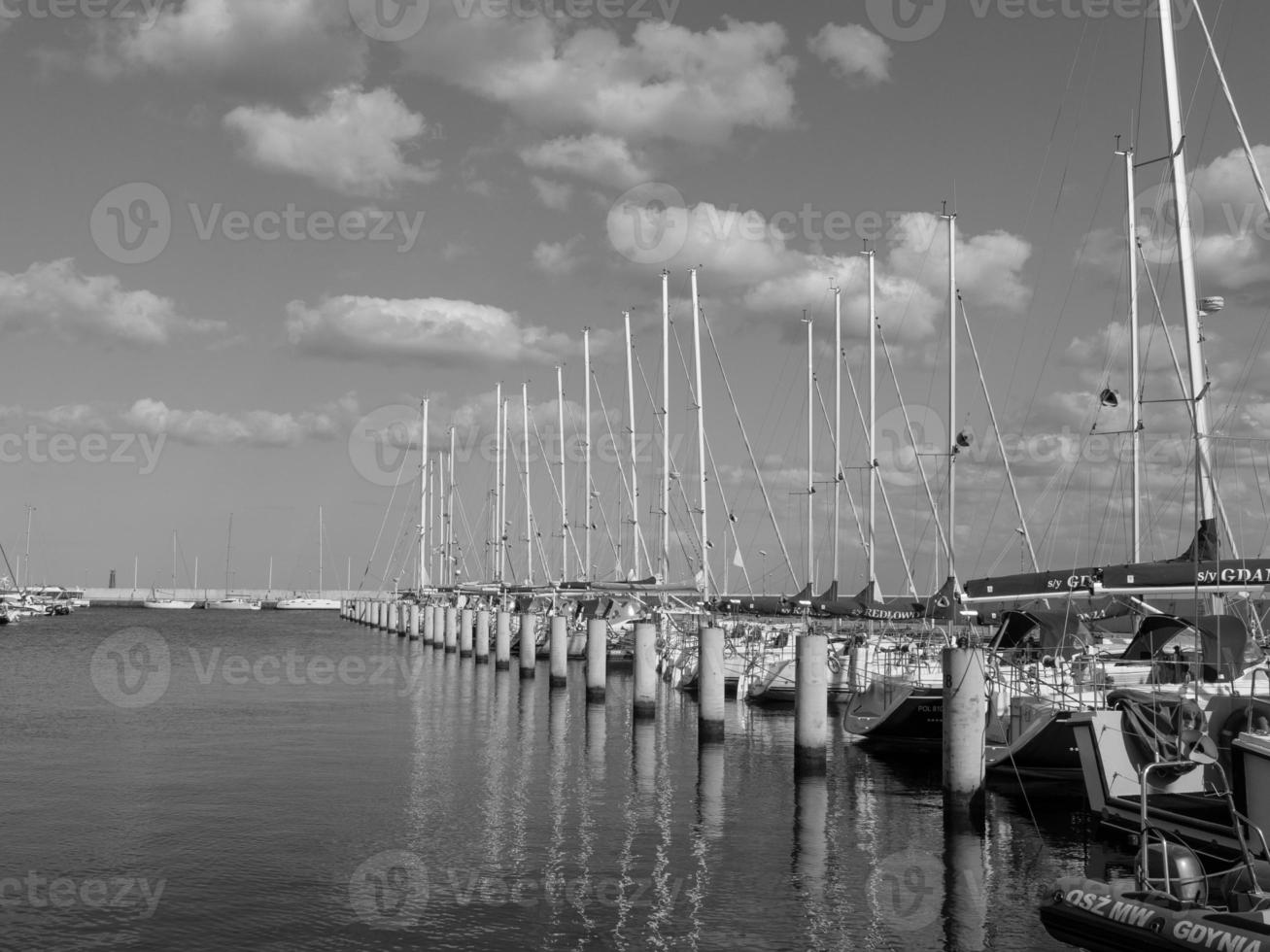 il mar baltico in polonia foto