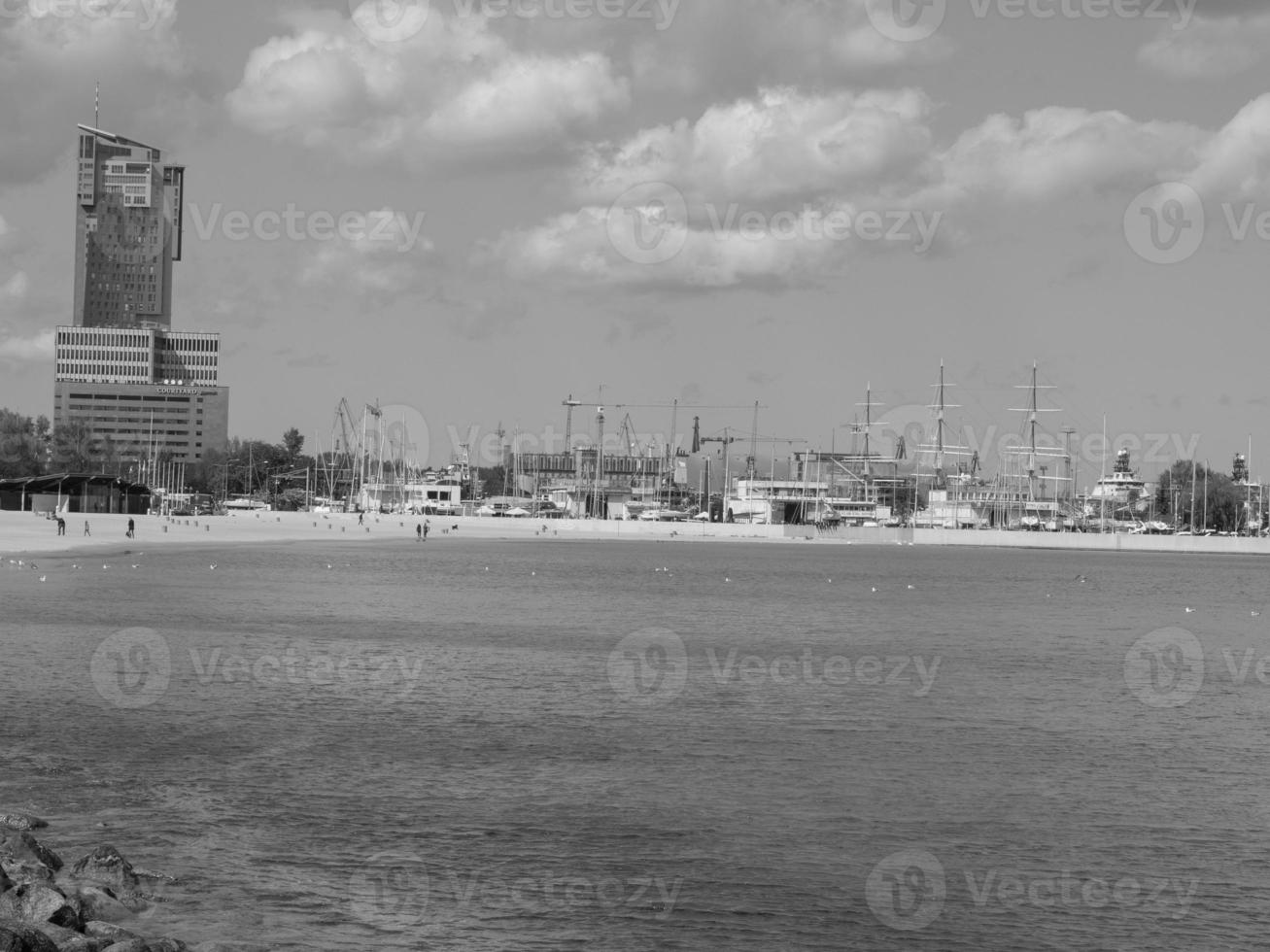 il mar baltico in polonia foto