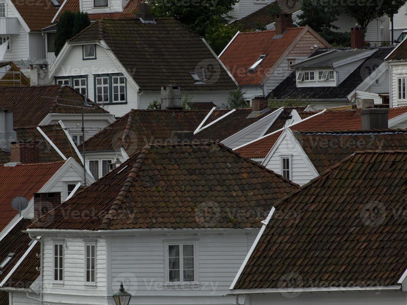 Stavanger città in Norvegia foto