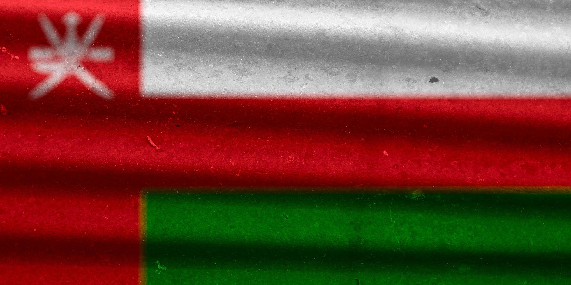 Oman bandiera struttura come un' sfondo foto