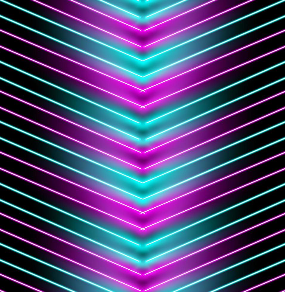 astratto sfondo, ultravioletto neon luce, virtuale realtà, raggiante linee, tunnel, rosa blu vivace colori, laser foto