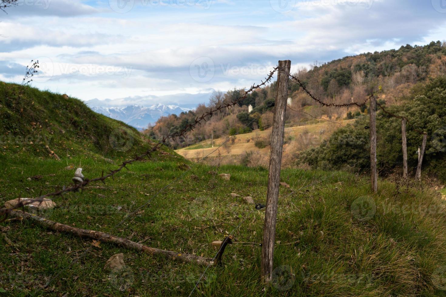 paesaggi a partire dal garrotxa nazionale parco di pirenei foto