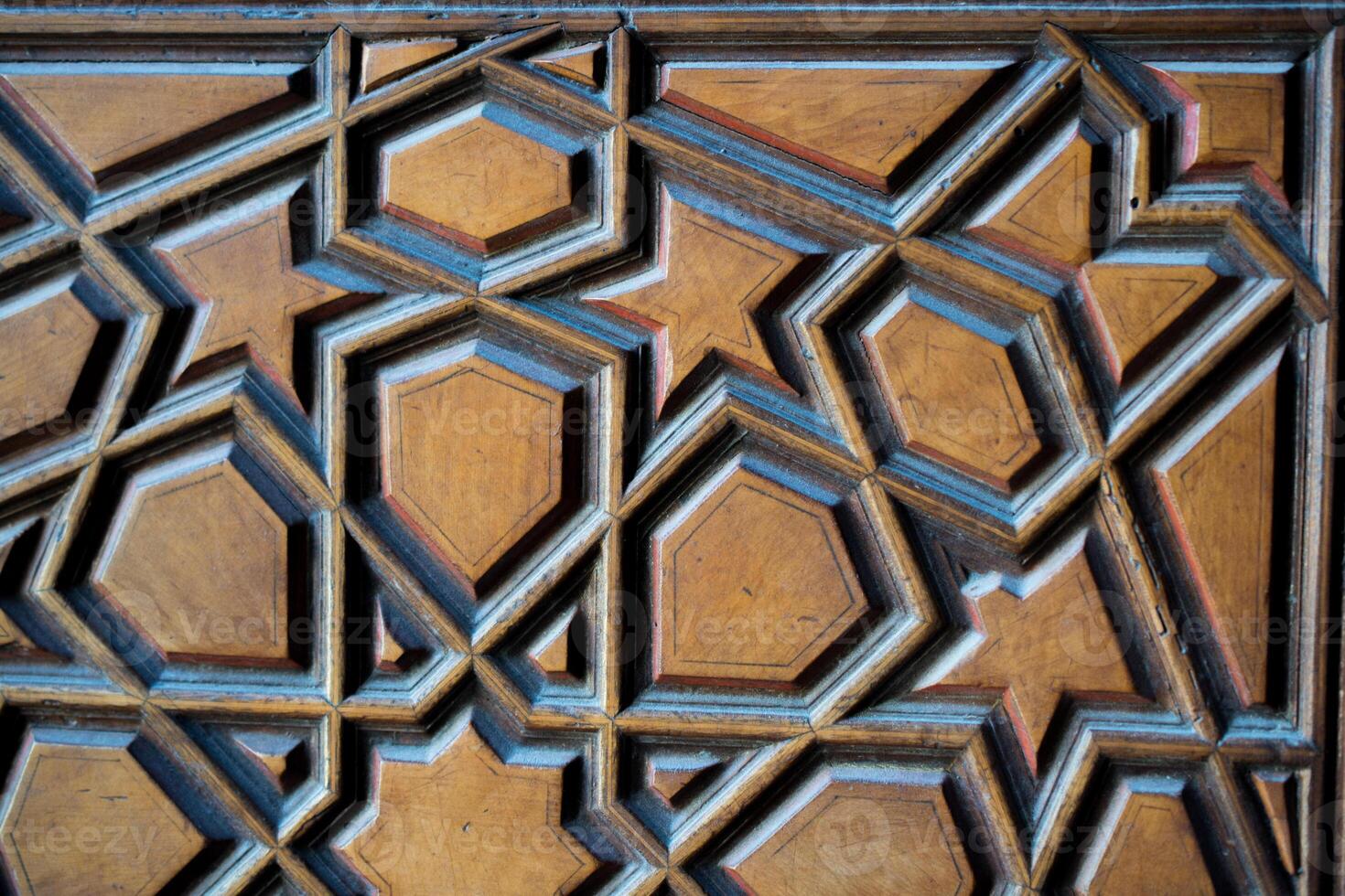 Ottoman Turkish art with geometric patterns 12563484 Stock Photo