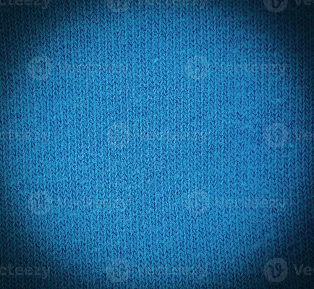 blu a maglia tessuto struttura come astratto sfondo foto