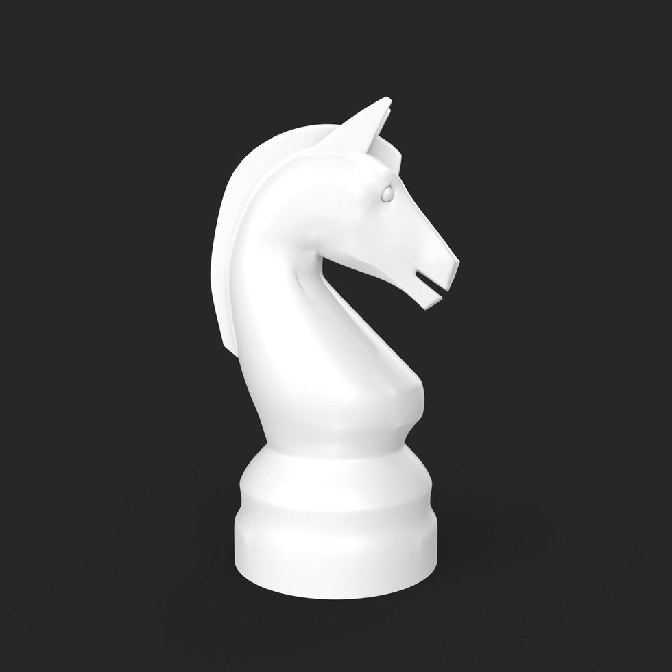 scacchi oggetto isolato su sfondo foto