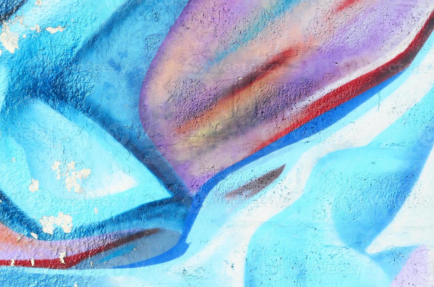 astratto graffiti dipinti su il calcestruzzo parete. sfondo struttura foto