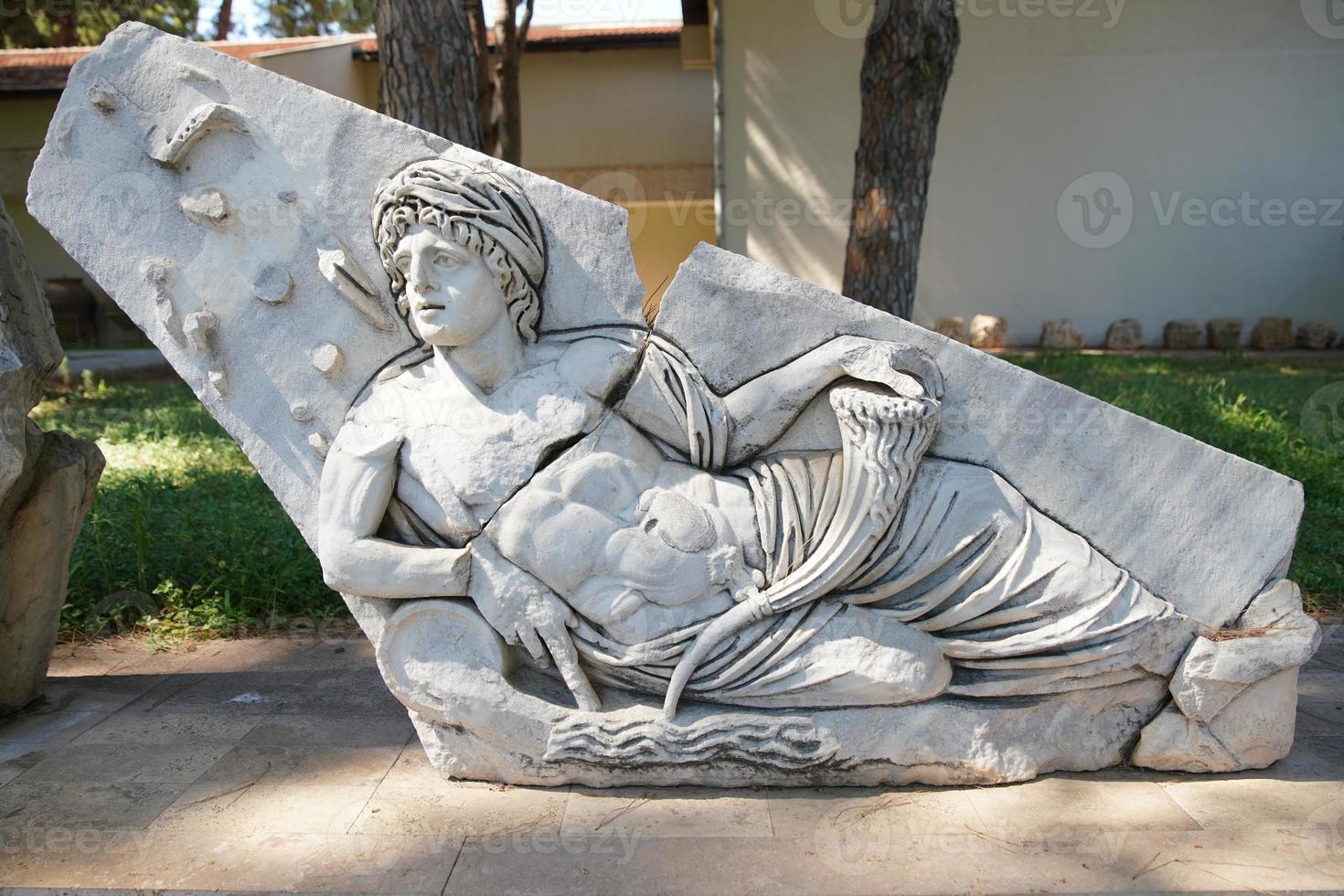 statua nel antalya archeologico Museo, antalya, turkiye foto