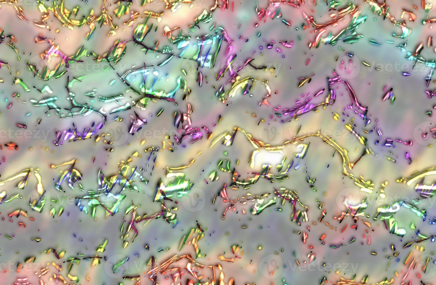 astratto multicolore particella sfondo, digitale dipinto astratto design.olografico particella struttura foto
