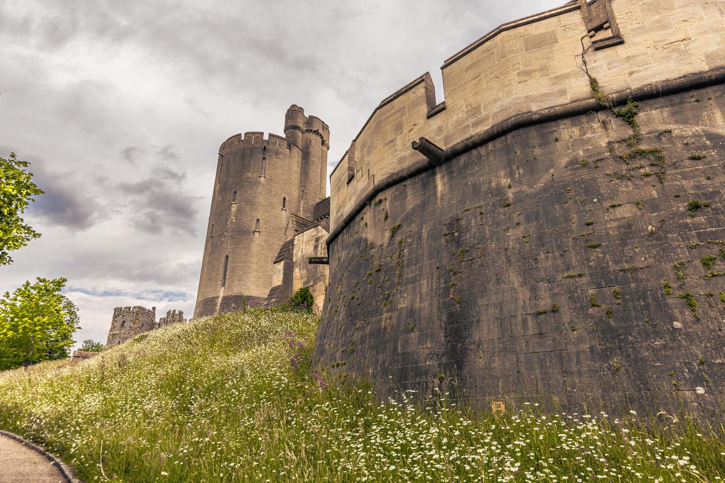 il epico medievale castello di arundel, Inghilterra. foto