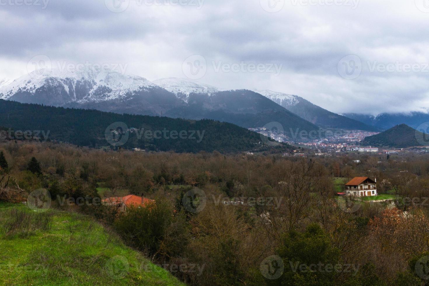 paesaggi a partire dal tzoumerka naturale parco foto