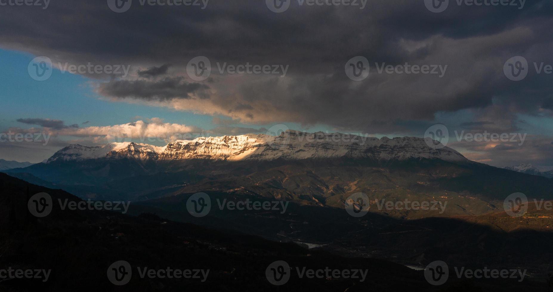 paesaggi a partire dal tzoumerka naturale parco foto