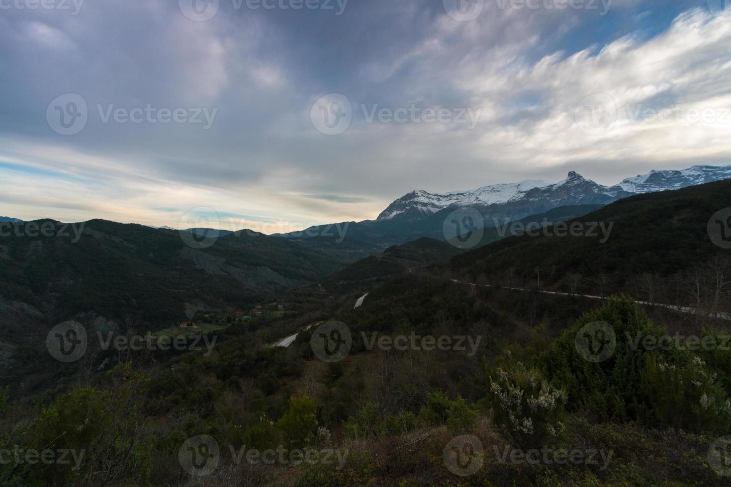 paesaggi a partire dal tzoumerka naturale parco foto