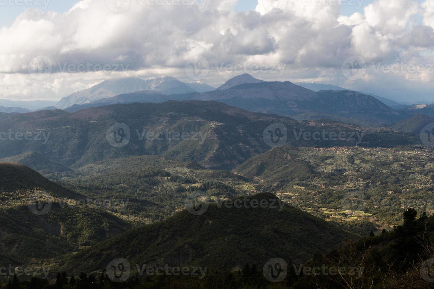 paesaggi a partire dal tzoumerka naturale parco foto