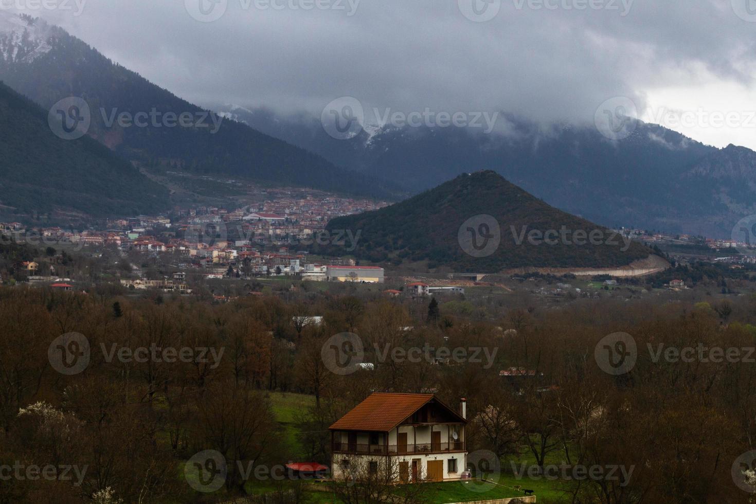 paesaggi a partire dal tzoumerka naturale parco foto