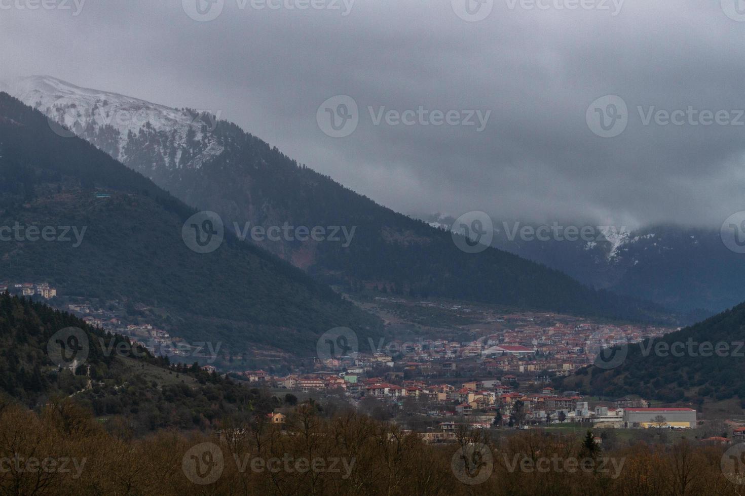 paesaggi a partire dal tzoumerka naturale parco foto