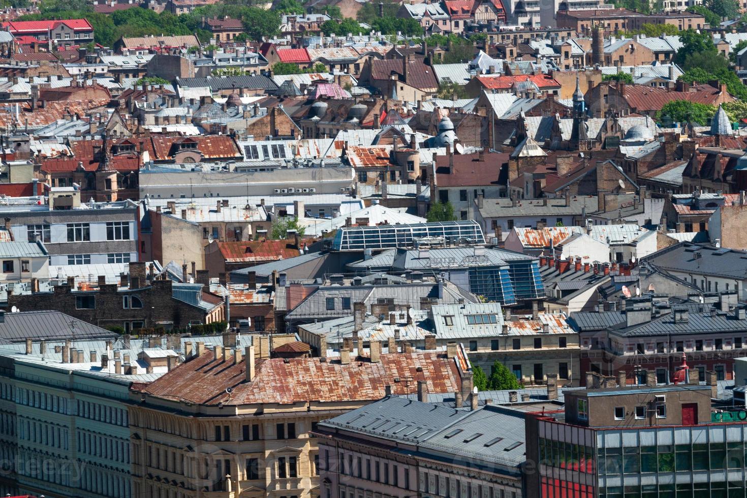 riga a partire dal sopra nel il estate foto