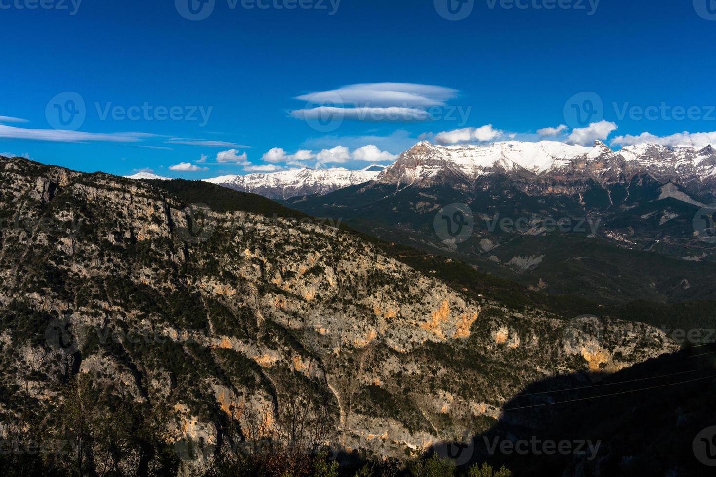 paesaggi a partire dal tzoumerka naturale parco foto