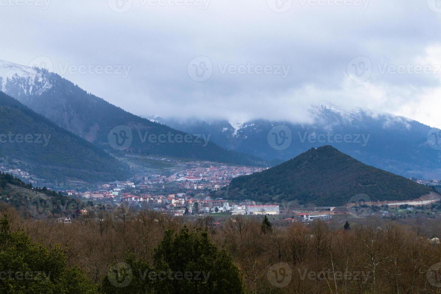 paesaggi a partire dal tzoumerka naturale parco foto